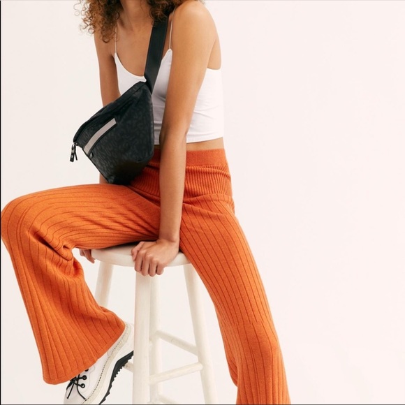 Free People Pants - Free People Keep It Real Flare Pant Sunset Heather Size XS NWT